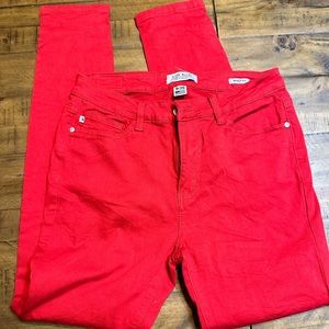 Judy Blue skinny fit Red jeans size 9/29 regular length